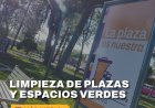 La Ciudad continúa con el mantenimiento de plazas y espacios verdes en el sector sur