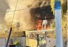 Tremendo incendio en Rawson: una vivienda quedó prácticamente destruida
