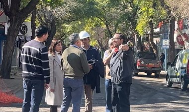 Plan 50 Cuadras: la intendente Susana Laciar destacó que la pavimentación ya alcanzó un 40 por ciento de avance