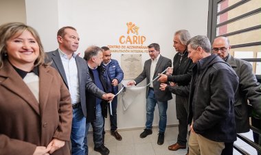 Orrego anunció en Iglesia la construcción del primer parque solar híbrido comunitario de San Juan