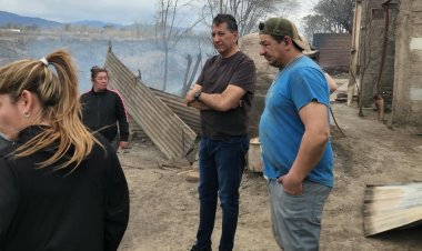 Pocito desplegó todos sus equipos ante la emergencia provocada por el Zonda y los incendios