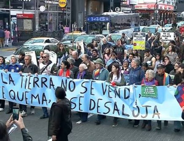 En San Juan marcharon contra el proyecto de Ley de Tierras