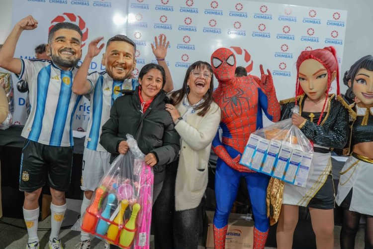 Chimbas acompaña a más de 120 instituciones, clubes y uniones vecinales para celebrar el Día del Niño