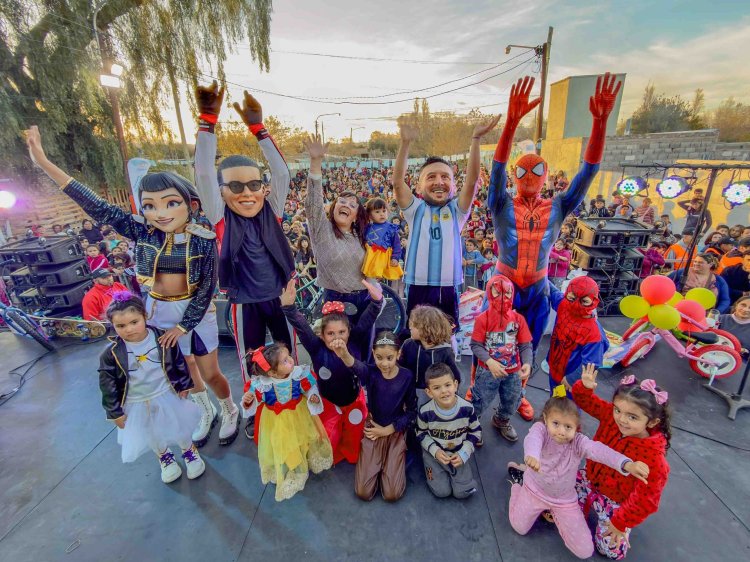 Más de 7.000 niños disfrutaron un gran festejo de fin de semana en Chimbas