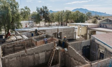 La obra de la Escuela Gascón en Jáchal alcanzó un 86 % de avance