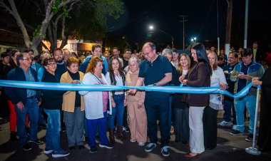 Miodowsky inauguró en 20 días el pavimento de los cinco pasajes del Barrio 2 de Agosto