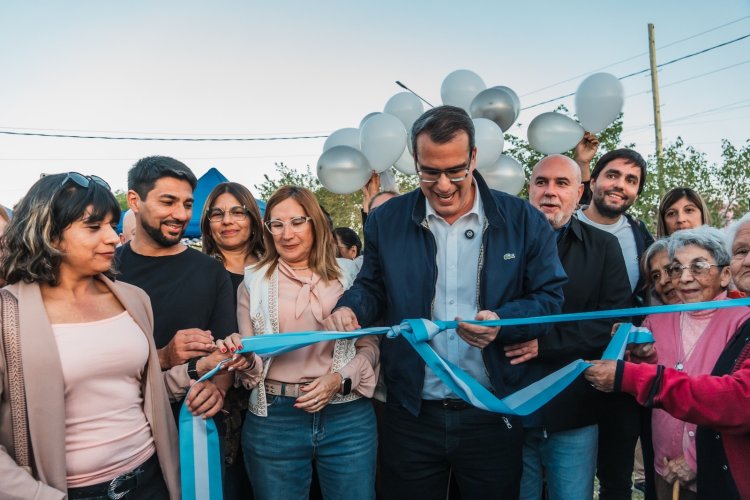 En el día de la despedida de Messi, Rawson homenajeó al capitán inaugurando un playón con su nombre