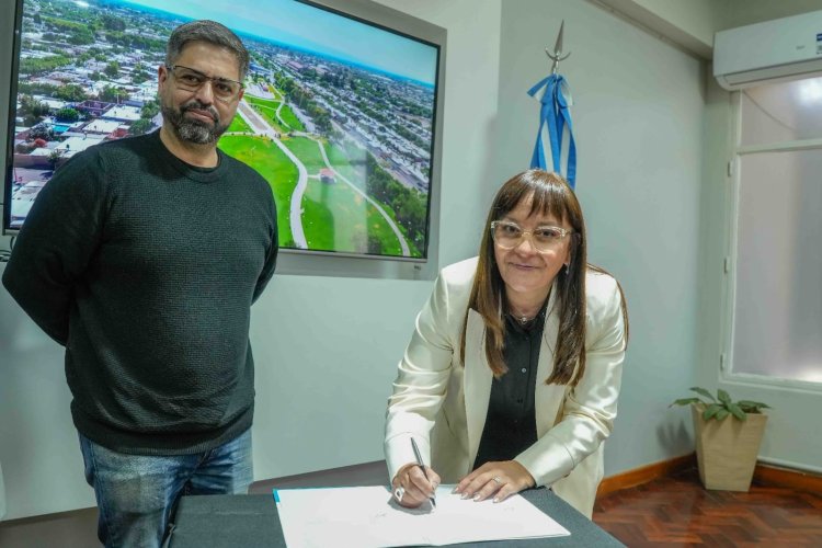 Chimbas firmó un convenio con Fundación EDUCARA para acercar nuevas capacitaciones y formación laboral a los vecinos