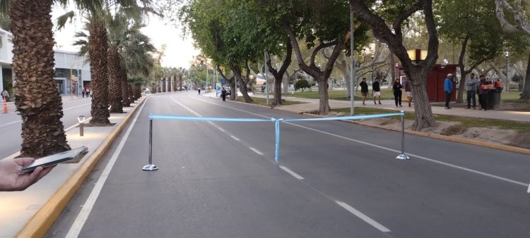 Orrego inauguró las obras de la avenida Libertador