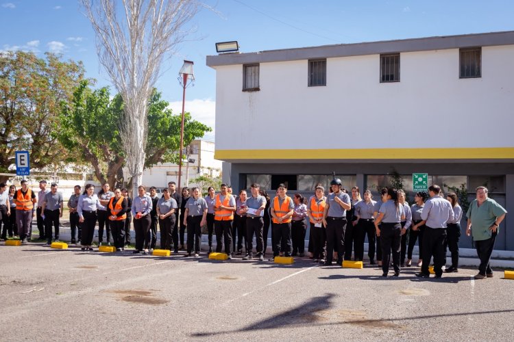 A traves de un simulacro, el Servicio Penitenciario fortaleció su preparación ante emergencias