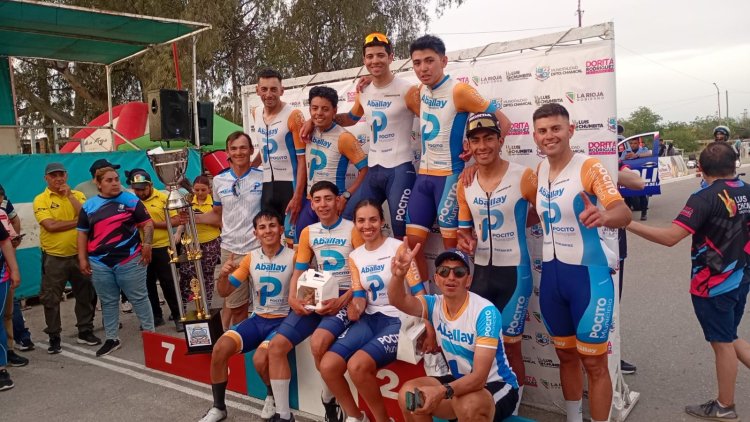 Rodrigo Díaz y Maribel Aguirre ganaron la Vuelta Ciclista de Chamical en La Rioja