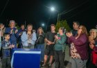 Loteo Nazareno: Daniela Rodríguez inauguró luminaria LED y anunció la construcción de una plaza para los niños del barrio