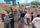 Avanzan los trabajos preventivos en puntos estratégicos de Calingasta