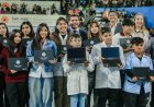 Orrego entregó computadoras a estudiantes y el programa ya alcanzó a 12.914 alumnos en San Juan
