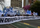 La comunidad universitaria se moviliza en la 5.ª Marcha Federal para exigir el cumplimiento de la Ley de Financiamiento