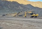 El Tambolar: avanzan las obras para preparar el río San Juan ante las crecidas del verano