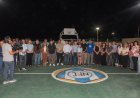 Santa Lucía inauguró un nuevo polideportivo en el Club Nacional y entregó equipamiento deportivo