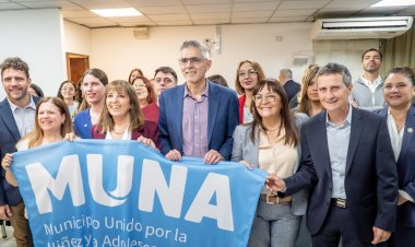 El ministro Platero acompañó el lanzamiento de las acciones municipales con UNICEF
