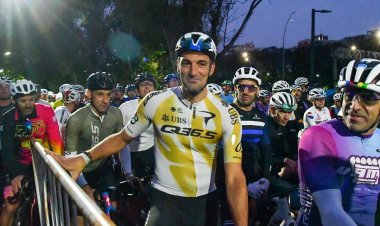 Lionel Scaloni se destacó en el Gran Fondo Buenos Aires de 129 kilómetros
