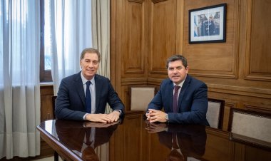 Santilli se reunió en Casa Rosada con el gobernador de San Juan