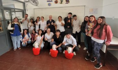 La formación en RCP llegó a escuelas de Jáchal y continúa en Calingasta