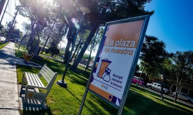 La Ciudad continúa con la limpieza y mantenimiento de plazas y espacios verdes del sector norte