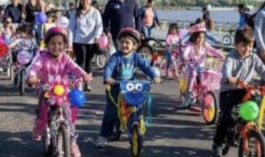 Santa Lucía invita a las familias a un gran festejo con bicicletas, juegos y diversión