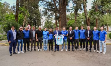 Orrego recibió los jugadores que participaron de los World Skate Games Paraguay 2026