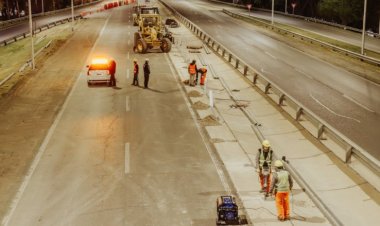 Repavimentación de Circunvalación: ya se trabaja las 24 horas
