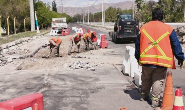 Avenida Costanera: Vialidad Provincial reemplaza las losas de hormigón deterioradas