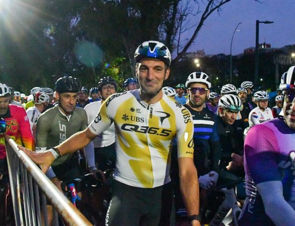 Lionel Scaloni se destacó en el Gran Fondo Buenos Aires de 129 kilómetros