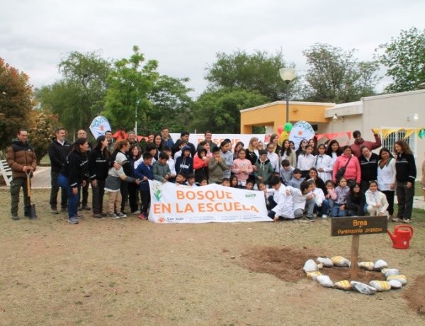 Valle Fértil fue sede del cierre provincial de Bosque en la Escuela