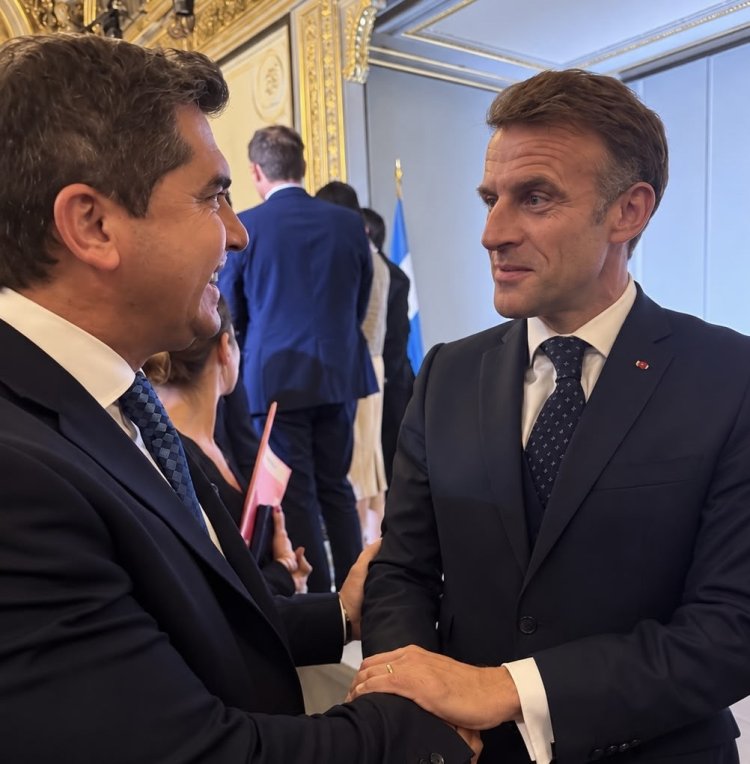 Es una oportunidad muy importante para seguir llevando a San Juan al mundo", afirmó Orrego tras su encuentro con el presidente Macron