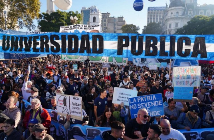 La movilización en defensa de la universidad pública generó incidentes