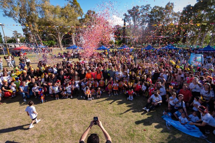 Santa Lucía celebró la tradicional Bicicleteada de los CDI junto a las familias