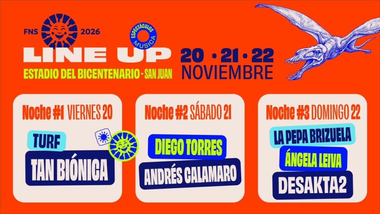 Del rock al cuarteto: la FNS 2026 tendrá tres noches con grandes artistas
