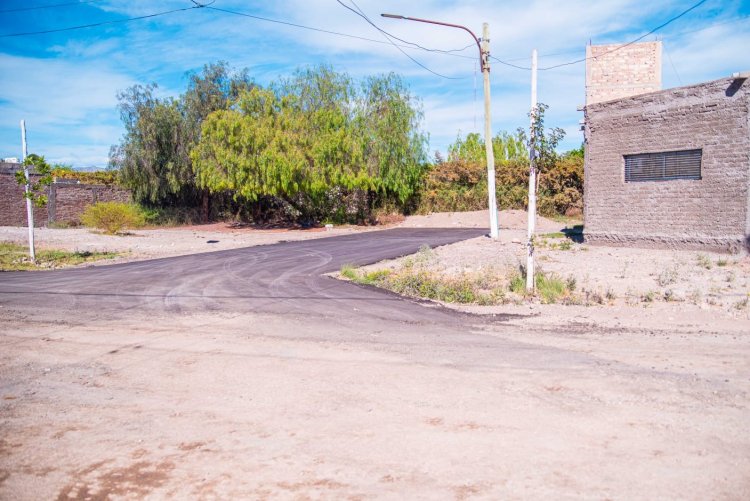 Rivadavia avanza con la pavimentación del loteo, Rumbos con recursos municipales