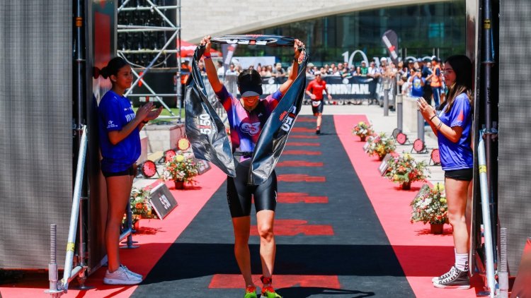 Gaetán Fetaud y Lucila Merlo ganaron el IRONMAN 51.50 – San Juan 2026